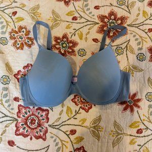 💙 BOGO FREE - Victoria Secret PINK - Blue Push-Up Bra - Size 36D